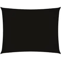 vidaXL Voile de parasol tissu oxford rectangulaire 2,5x4 m noir