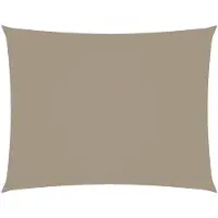 vidaXL Voile de parasol tissu oxford rectangulaire 2,5x3,5 m taupe