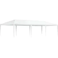 vidaXL Tente de réception 4 x 9 m blanche