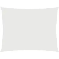 vidaXL Voile de parasol tissu oxford rectangulaire 2x3 m blanc