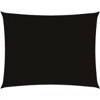 vidaXL Voile de parasol tissu oxford rectangulaire 2x3 m noir