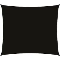 vidaXL Voile de parasol tissu oxford rectangulaire 2x2,5 m noir