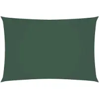 vidaXL Voile de parasol tissu oxford rectangulaire 2,5x4,5m vert foncé