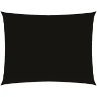 vidaXL Voile de parasol Tissu Oxford rectangulaire 4x6 m noir