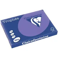 Clairefontaine Violet A3 Papier couleur 120 g/m² (250 feuilles)