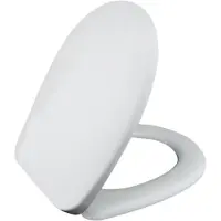 Qeramiq UniSeat Abattant de toilette - dégagement rapide - fermeture douce - duroplast - 43.7x36.1x6.1cm - blanc brillant U112