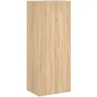 vidaXL Meuble TV mural Chêne Sonoma 40,5x30x102 cm Matériau dérivé du bois
