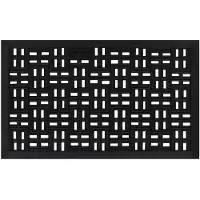 vidaXL Paillasson rectangulaire 45x75 cm caoutchouc