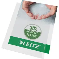 Leitz Pochette 100 pcs Verre Transparent A4 11 trous