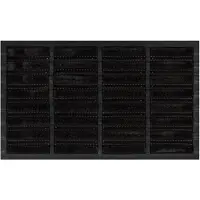 vidaXL Paillasson rectangulaire 45x75 cm caoutchouc et fibre de coco