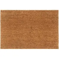 vidaXL Tapis de porte naturel 60x90 cm fibre de coco touffeté