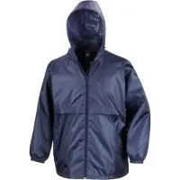 Result Veste Coupe-vent de travail doublé filet Bleu Marine M