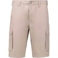 Kariban Bermuda l?ger multipoches homme Beige - Kariban K755 - Taille 36 UK (46)