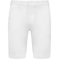 Kariban Bermuda chino homme White - Kariban K750 - Taille 34 UK (44)