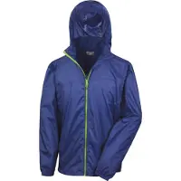 Result R189X | Veste d'été légère pour hommes - Couleur : Navy/Lime - Taille : XL