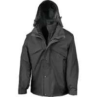Result R68X | 3-in-1 Zip & Clip Jacket - Couleur : Black - Taille : L