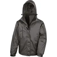 Result R400M | Veste 3 en 1 Softshell Journey pour homme - Couleur : Noir/Black - Taille : S
