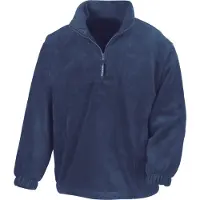 Result Veste polaire col zippé POLARTHERM Bleu Marine 3XL