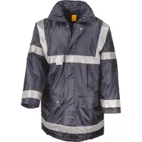 Result Parka de travail sécurité matelassée Result Bleu Marine XXL