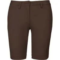 Kariban Bermuda chino femme Chocolate - Kariban K751 - Taille 44 FR