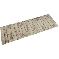 vidaXL Tapis de cuisine lavable impression de clôture 60x180cm velours