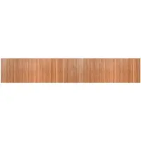 vidaXL Tapis rectangulaire naturel 60x400 cm bambou