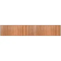 vidaXL Tapis rectangulaire naturel 70x400 cm bambou