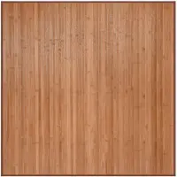 vidaXL Tapis carré naturel 100x100 cm bambou