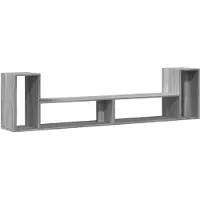 vidaXL Armoires TV 2 pcs. Gris Sonoma 100x30x50 cm Matériau dérivé du bois