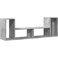 vidaXL Armoires TV 2 pcs. Gris béton 75x30x50 cm Bois composite
