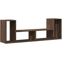 vidaXL Armoires TV 2 pcs. Brun imitation chêne 75x30x50 cm Matériau dérivé du bois