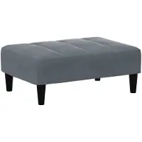vidaXL Repose-pied gris foncé 77x55x31 cm velours