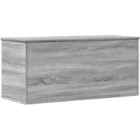 vidaXL Coffre Gris Sonoma 100x42x46 cm Bois composite