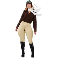 MOM Aviator Woman Costume Beige S Enfants