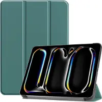IMoshion Coque tablette Trifold Apple iPad Pro 13 (2025) M5 / (2024) M4 - Vert foncé