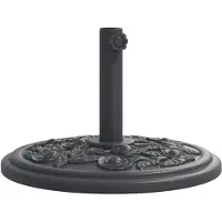 vidaXL Pied de parasol pour mât Ø38/48 mm 12 kg Rond