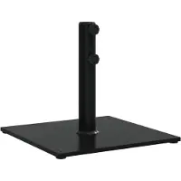 vidaXL Pied de parasol Ø32/38/48 mm Mât 17 kg Carré