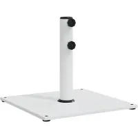 vidaXL Pied de parasol Ø32/38/48 mm Mât 17 kg Carré