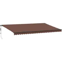 vidaXL Store automatique brun 600x300 cm