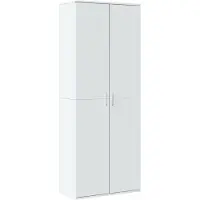 vidaXL Buffet haut blanc 70x35x180 cm bois d'ingénierie