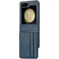 IMoshion Étui de télephone portefeuille Luxe Samsung Galaxy Z Flip 6 - Bleu foncé