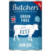 Butcher's Original Junior - nourriture pour chiots, morceaux de bœuf en gelée - 6 x 400g