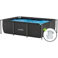 VirtuFit Röhrenpool (260 x 180 x 66 cm)