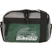 Lacoste sac à épaule bandoulière Neocroc Reporter Bag Gris Chine Vert 132 Noir