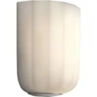 Astro Veo Applique Matt Nickel | White Glass