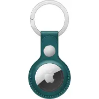 Apple Leather Key Ring pour AirTag - Forest Green