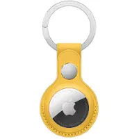 Apple Leather Key Ring AirTag - Meyer Lemon