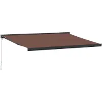 vidaXL Store manuel brun 400x300 cm