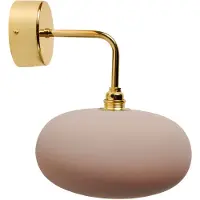 Ebb & Flow Horizon Applique Murale Shiny Gold | Latte E14IP20