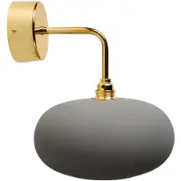 Ebb & Flow Horizon Applique Murale Shiny Gold | Earl Grey E14IP20